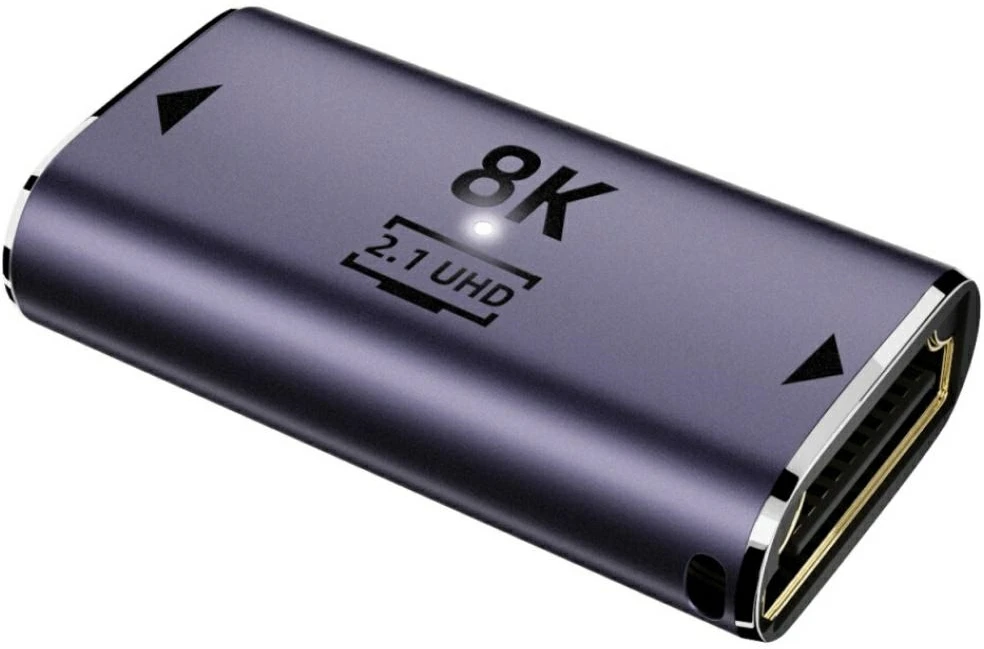 HDMI adapterių rinkinys 4smarts 8K 4 vnt. – aukštyn, žemyn, šoninis, kabelio jungtis, pilkas