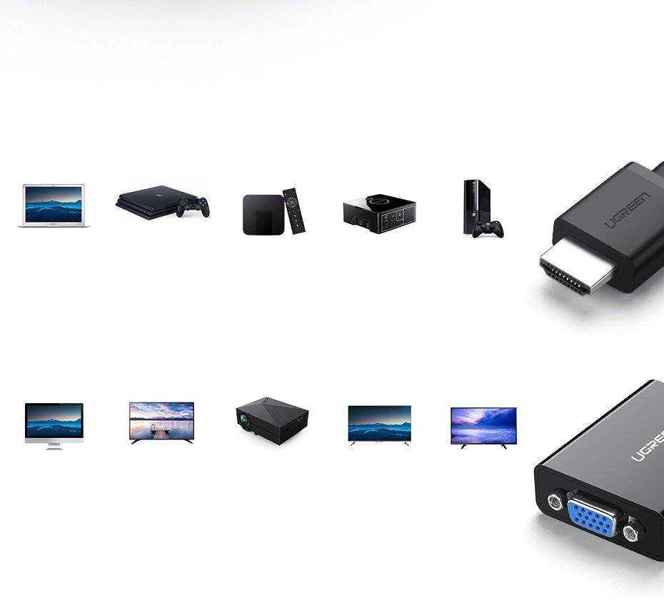 Adapteris HDMI - VGA MM103 UGREEN