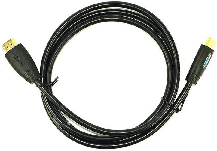 HDMI PNI H150 didelės spartos 1.4V laidas, kištukas-kištukas, Ethernet, paauksuotas, 1,5 m