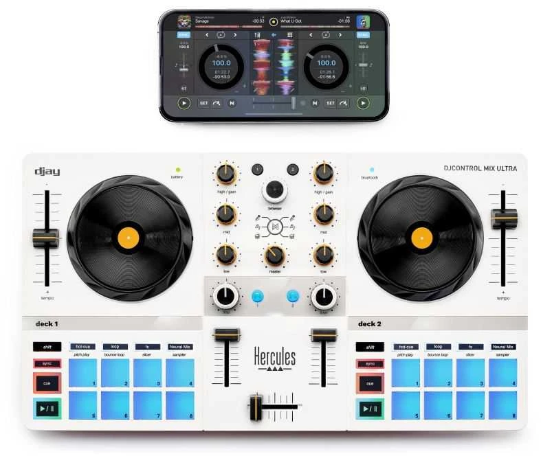 Hercules | Djcontrol Mix Ultra WW | Garsiakalbiai | Bluetooth