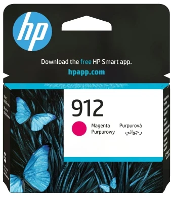 Hewlett Packard (HP) HP 912 (3YL78AE) Rašalinė kasetė, Purpurinė