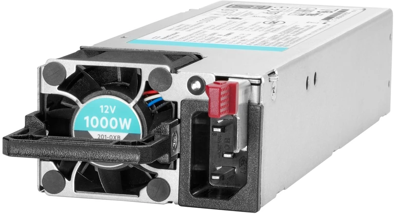High Peak Hewlett Packard (HP) HPE 1000W Flex Slot Titanium Hot Plug Power Supply Kit maitinimo blokas „Flex ATX“ Sidabras