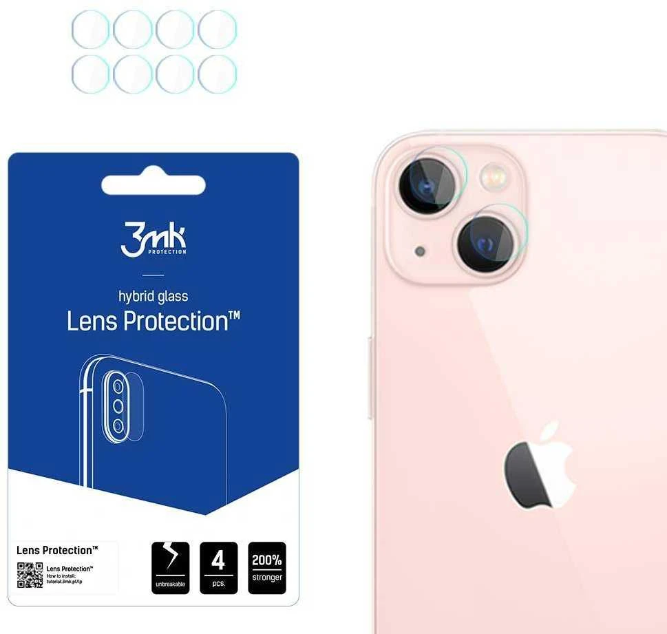 3MK objektyvo apsauga Apple iPhone 14 Plus 6,7" kameros objektyvo apsaugai, 4 vnt.