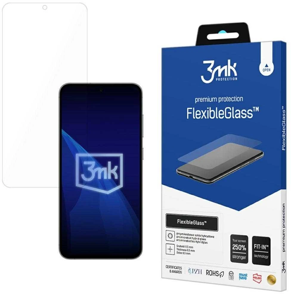 Hibridinis stiklas 3MK FlexibleGlass skirts Samsung Galaxy S25 FE