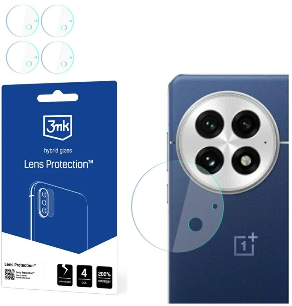 3Mk Protection Hibridinis stiklas fotoaparato objektyvui 3mk objektyvo apsauga, skirtas OnePlus 13