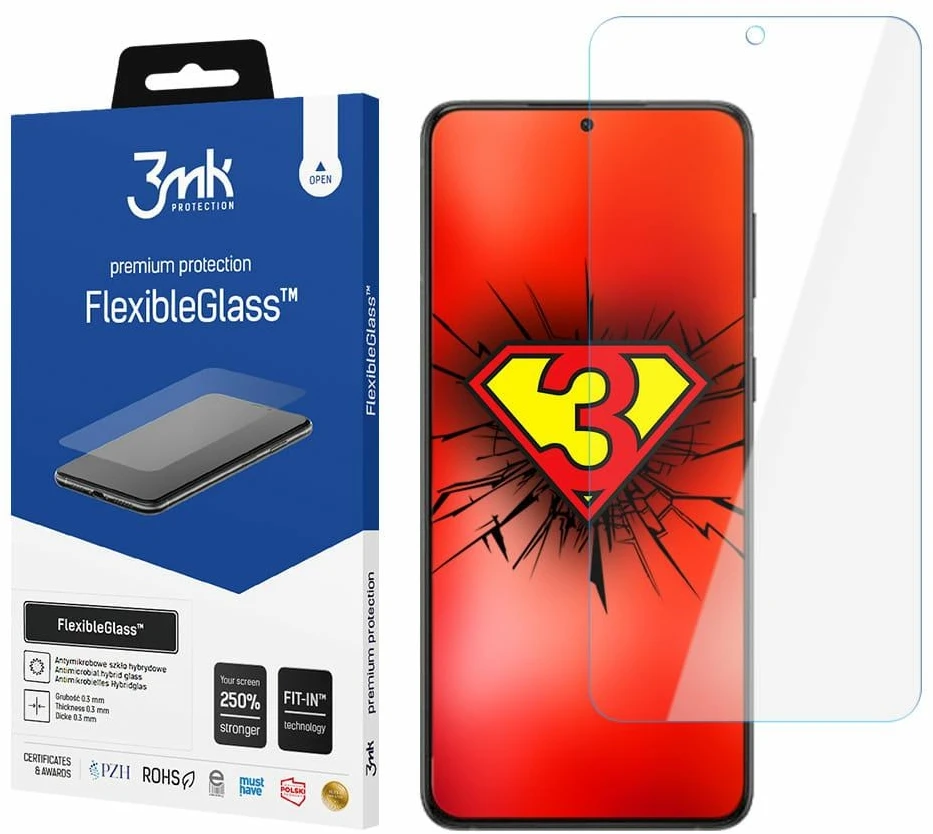 3MK „FlexibleGlass“ „Samsung Galaxy S23+ S916“ hibridinis stiklas