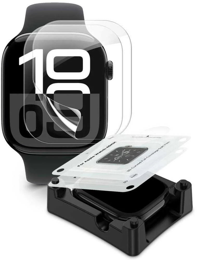 Hidrogelinė plėvelė Apple Watch 10 (46mm) Tech-Protect Supreme Set 2 vnt. Clear