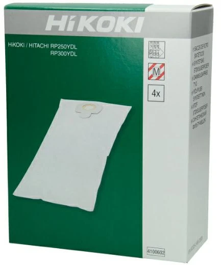 Dulkių maišas Hikoki 4100602; 16,5 l; 4 vnt.