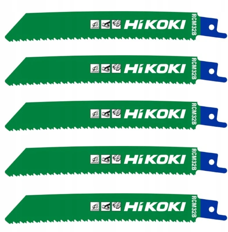 Pjūkleliai tiesiniam pjūklui Hikoki RCM32B; 5 vnt.