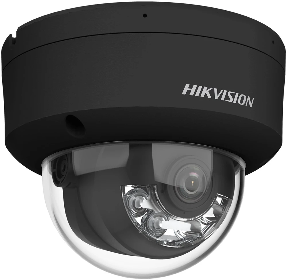 Hikvision kupolinė kamera DS-2CD2143G2-LIS2U 2.8mm (juodas, 4MP, AcuSense, IR+LED 30 m.)