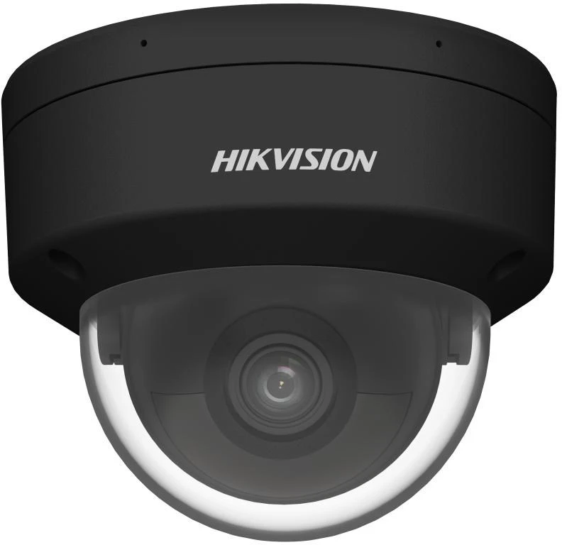 IP kamera Hikvision dome DS-2CD2146G2H-ISU F2.8 (juoda, 4 MP, 30 m. IR, AcuSense)
