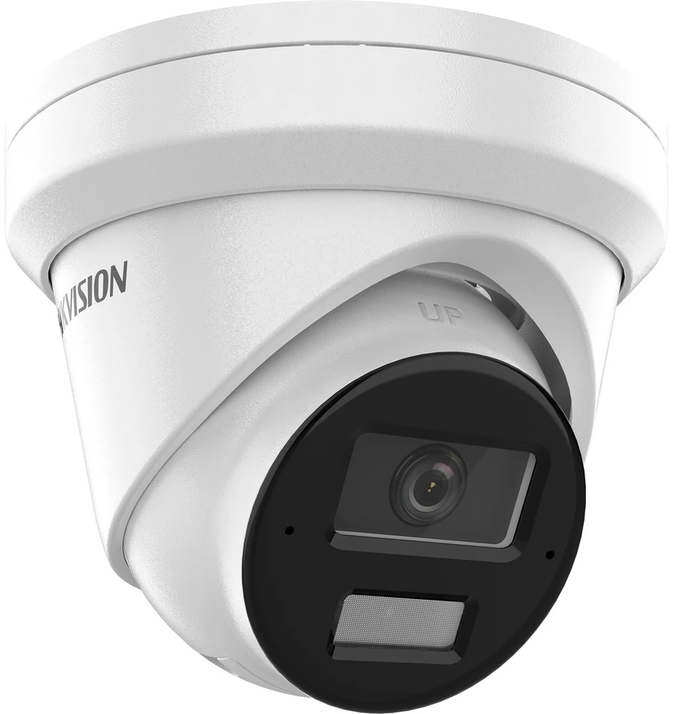 IP kamera Hikvision kupolinė DS-2CD2383G2-LI2U F2.8 (balta, 8 MP, 30 m IR+LED, „AcuSense“)