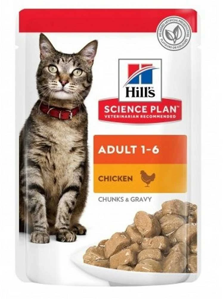 Drėgnas Kačių Maistas - Hill's Science Plan su vištiena 85g