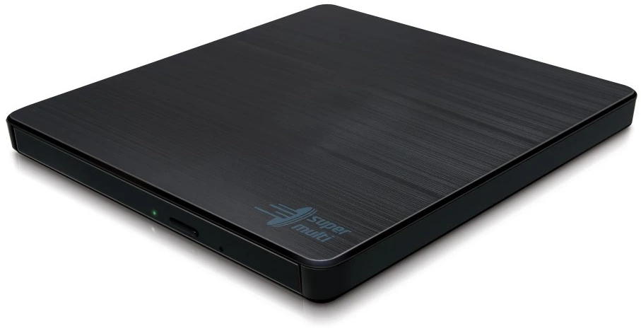 Hitachi-LG Slim Portable DVD-Writer optinių diskų įrenginys DVD±RW Juoda