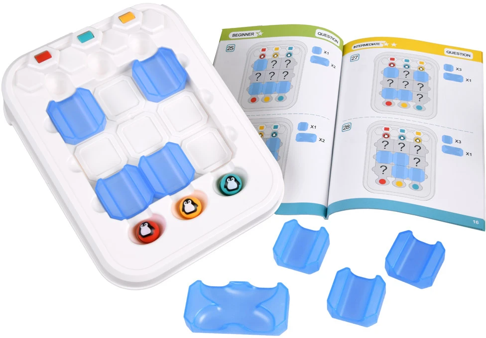 Hola Edukacinis „Penguin Adventure“ dėlionės žaidimas