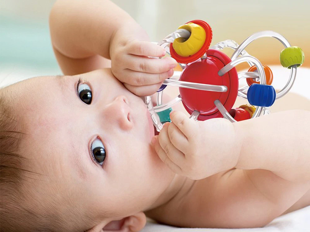 Hola „Teether 2in1“ jutimo žaislų planeta