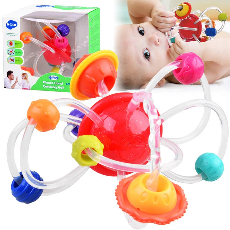 Hola „Teether 2in1“ jutimo žaislų planeta