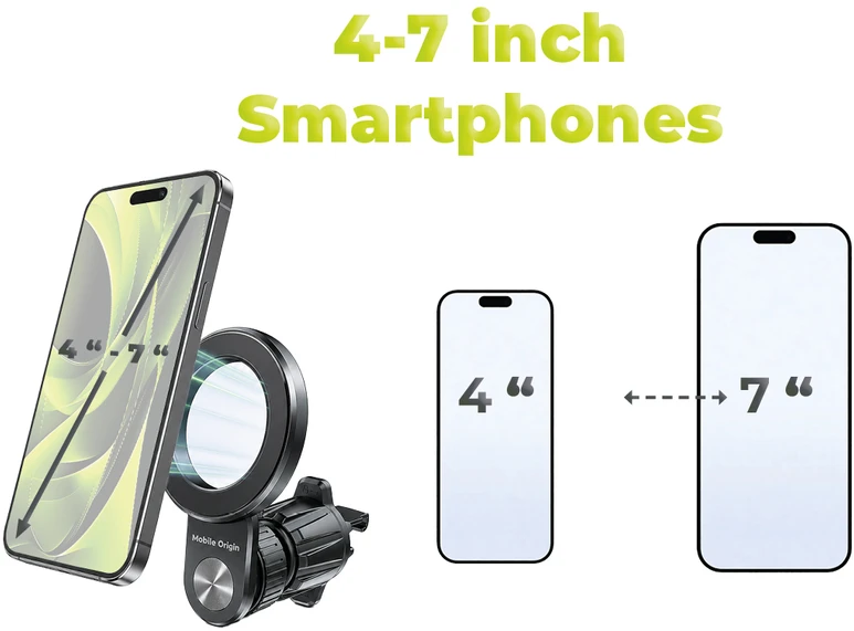 Nezatříděno Laikikliai/tvirtinimai „Mobile Origin CA31“ magnetinis automobilio laikiklis, suderinamas su „Magsafe“