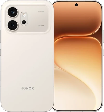 „Honor 600 5G“ 16,7 cm (6,57 colio) dviejų SIM kortelių „Android 16.0“ USB C tipo 8 GB 512 GB 6400 mAh auksinis, Baltas