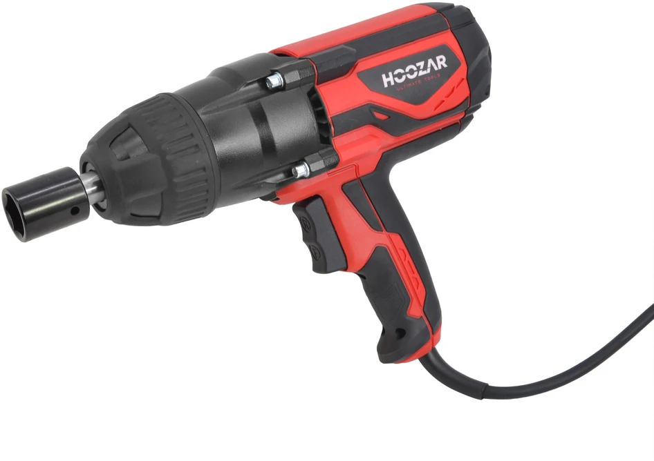 HOOZAR elektrinis smūginis veržliaraktis 1020W 1/2" 600 Nm