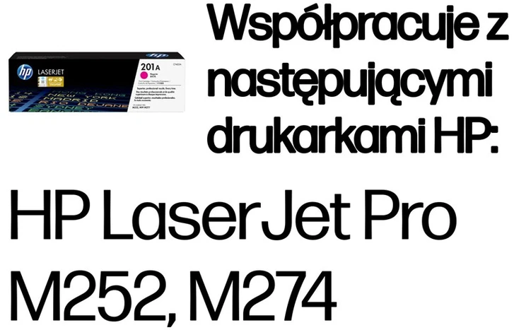 Hewlett Packard (HP) HP 201A Magenta lazerinis Toneris Cartridge, 1400 pages, for HP Color LaserJet 277, Pro M252