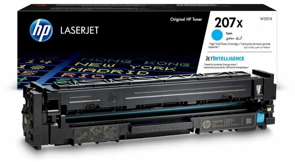 Hewlett Packard (HP) HP 207X (W2211X) Lazerinė kasetė, Žydra
