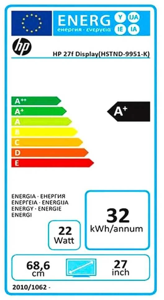 Monitorius  Hewlett Packard (HP)S5 527SF/ 27'' / IPS / Full HD / 100Hz/300cd/m²