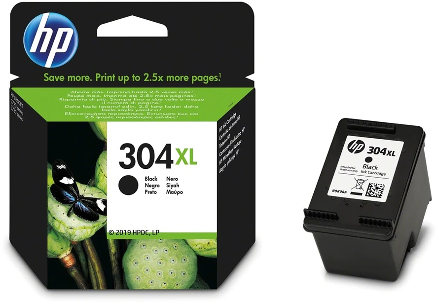 Hewlett Packard (HP) HP 304XL Juodas rašalo kasetė