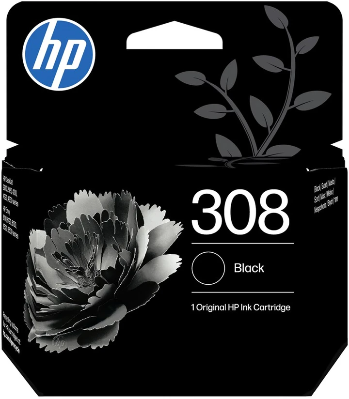 Hewlett Packard (HP) HP 308 Juodas originali rašalo kasetė