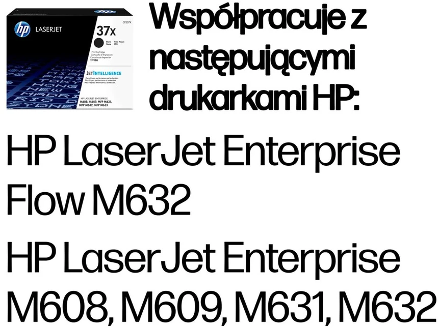 Hewlett Packard (HP) Toneris HP juoda sp. HP 37X, HP37XCF237X, 25000 psl.
