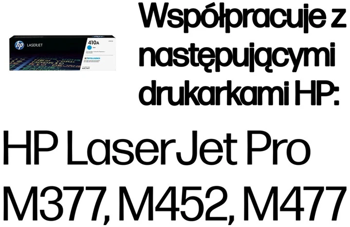 Hewlett Packard (HP) HP 410A Cyan lazerinis Toneris Cartridge, 2300 pages, for HP LaserJet Pro M452, LaserJet Pro M477