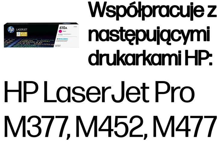 Hewlett Packard (HP) HP 410A Magenta lazerinis Toneris Cartridge, 2300 pages, for HP LaserJet Pro M452, LaserJet Pro M477