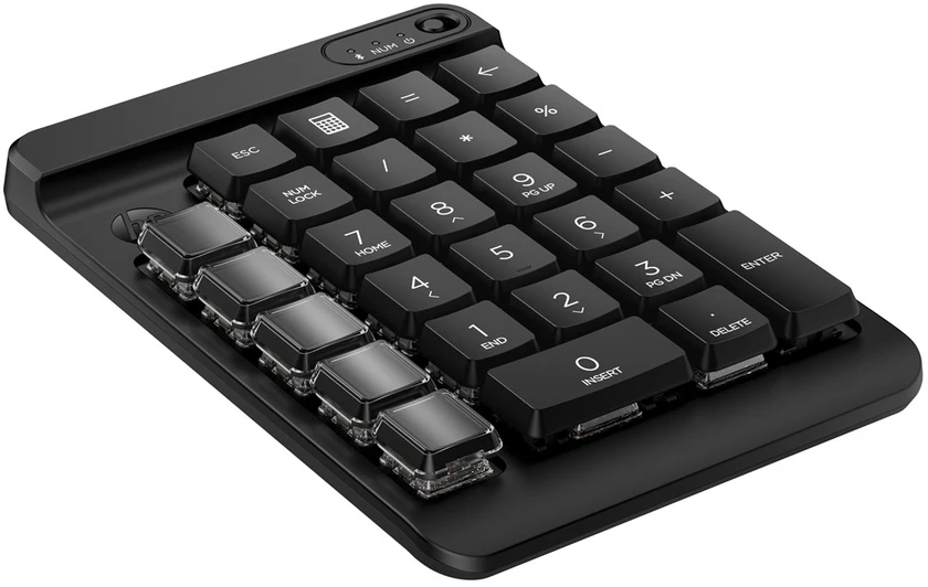 HP 435 programuojama belaidė Bluetooth klaviatūra su keičiamais klaviatūros dangteliais - Juodas