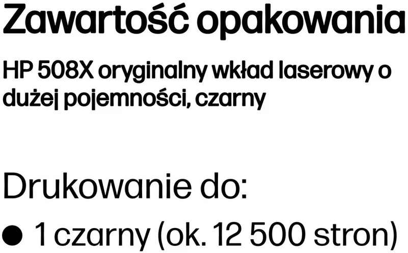 „Hewlett Packard“ (HP) „HP 508X High Yield Juodas LJ Toneris Cartridge“, CF360X