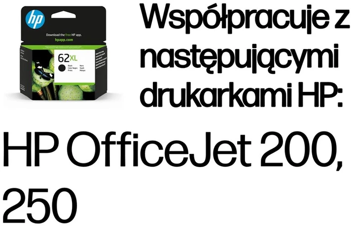 Hewlett Packard (HP) HP 62XL didelės talpos juodo rašalo kasetė, 600 puslapių, skirta HP Envy 5540, 5541, 5542, 5543, 5544, 5546, 5547, 5548, 5549