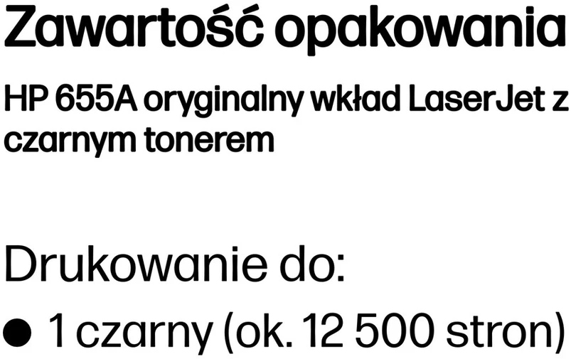 Hewlett Packard (HP) HP Nr.655A (CF450A), juoda kasetė