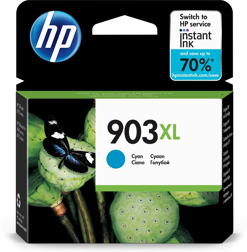 Hewlett Packard (HP) HP 903XL rašalo kasetė, žalsvai mėlyna, didelės talpos