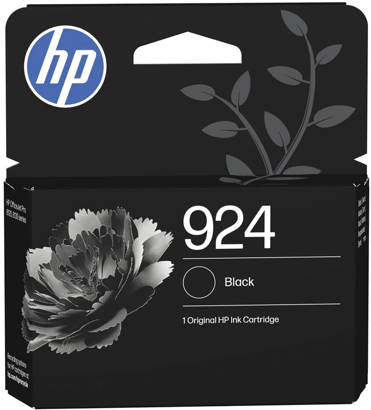 Hewlett Packard (HP) HP 924 Juodas originali rašalo kasetė