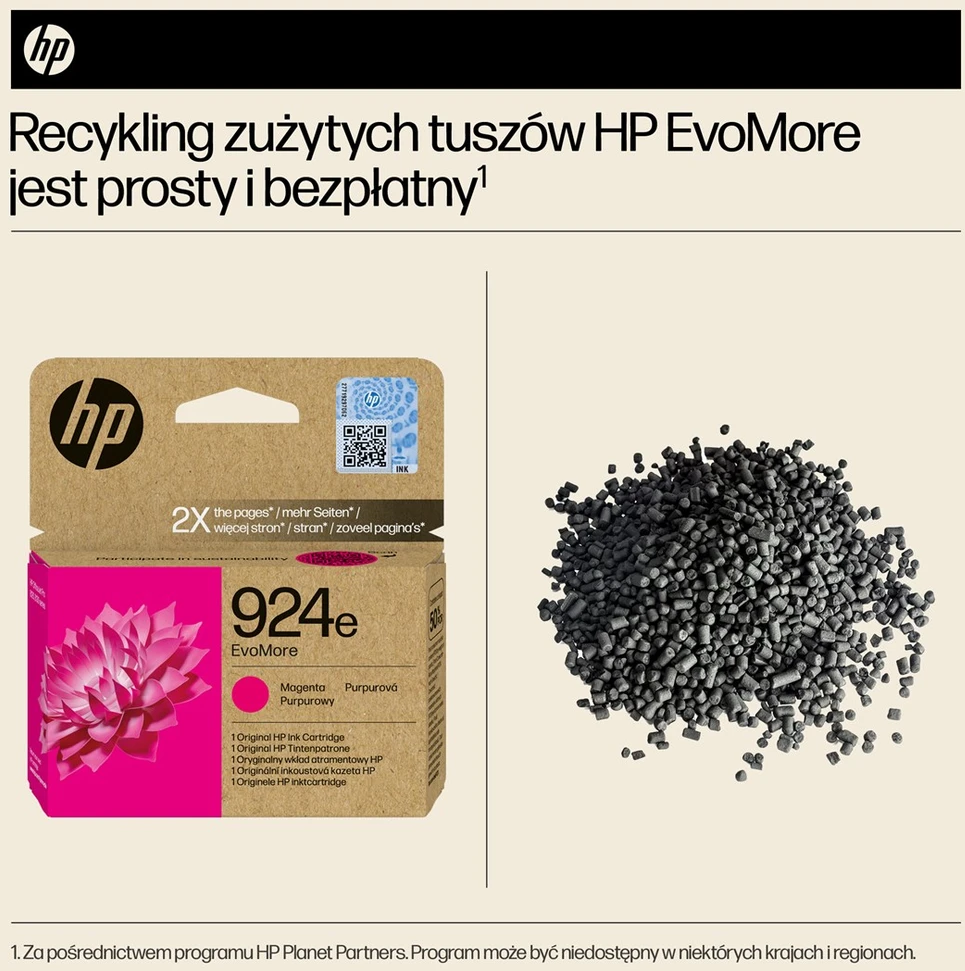 More HP Nr. 924 violetinė EVO DAUGIAU