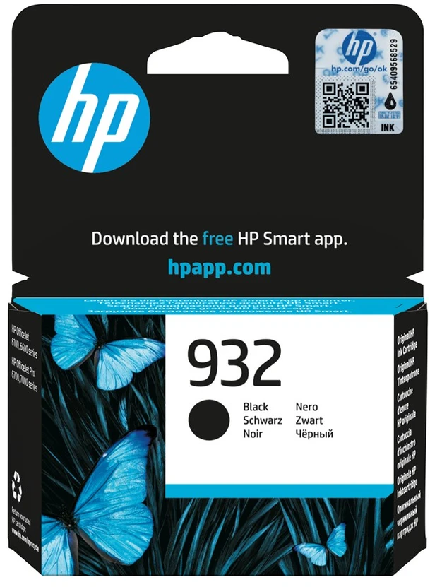 Hewlett Packard (HP) HP 932 ink juodas Officejet 6700 Premium e-All-in-One Spausdintuvas - H711n