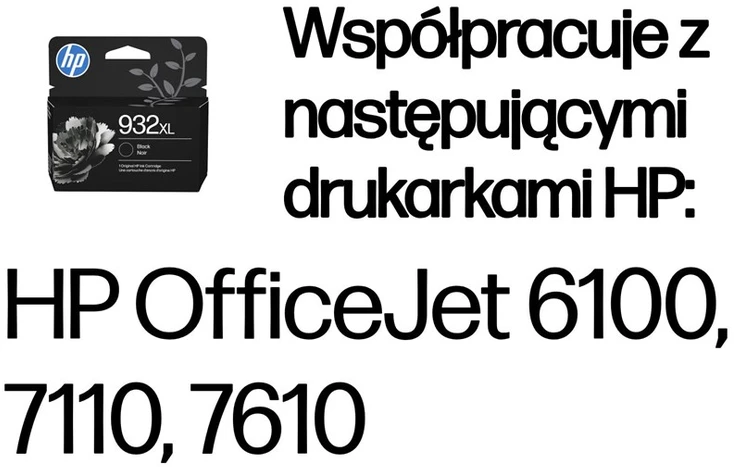 Hewlett Packard (HP) HP 932XL ink juodas Officejet 6700 Premium e-All-in-One Spausdintuvas - H711n