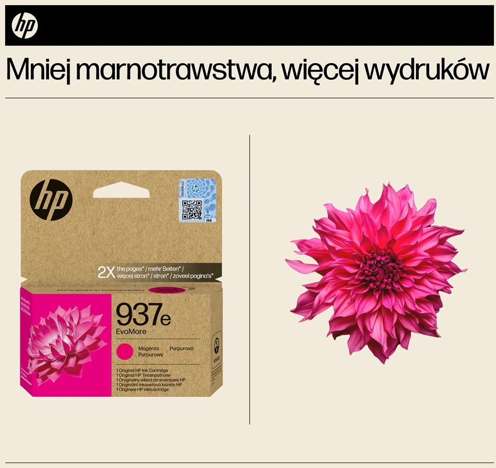 Instant HP Nr. 937 purpurinis momentinis rašalas EVOMORE