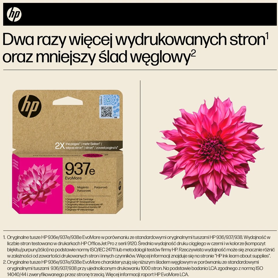 Instant HP Nr. 937 purpurinis momentinis rašalas EVOMORE