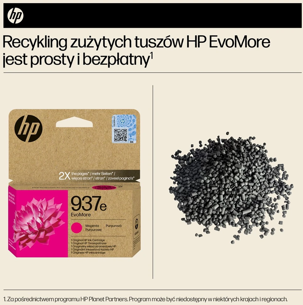 Instant HP Nr. 937 purpurinis momentinis rašalas EVOMORE