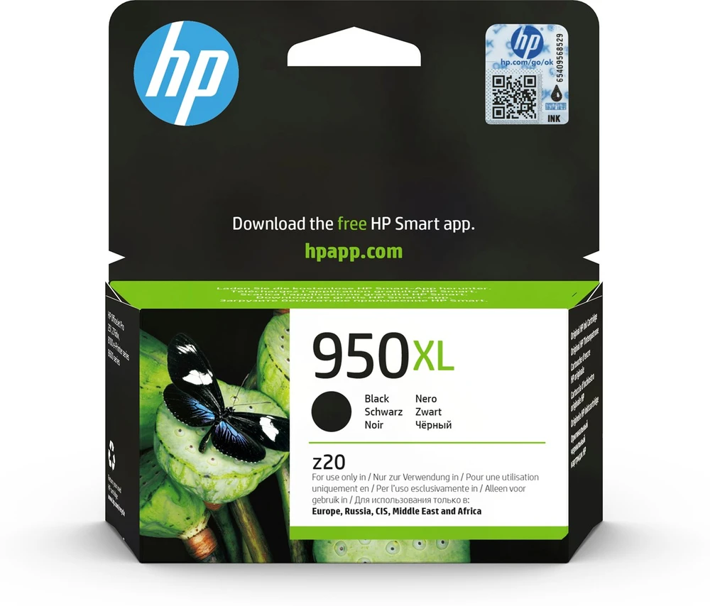 Hewlett Packard (HP) HP 950XL originali rašalo kasetė juodas didelės talpos 2300 puslapių 1 pakuotė Officejet