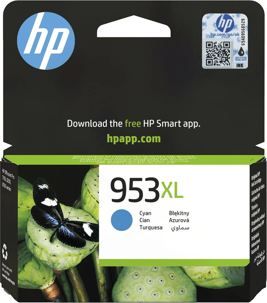 Hewlett Packard (HP) HP 953 XL rašalo kasetė, žydra, 1600 puslapių