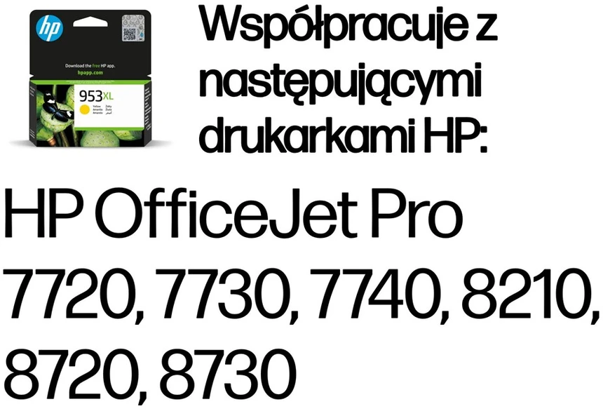 Hewlett Packard (HP) HP 953XL didelio našumo Geltona originali rašalo kasetė (1600 puslapių)