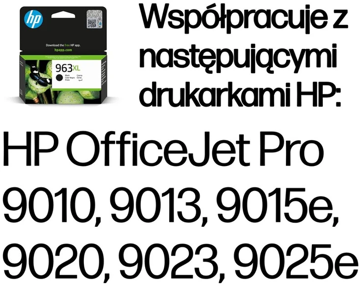 Hewlett Packard (HP) HP 963XL (3JA30AE) Rašalinė kasetė, Juoda