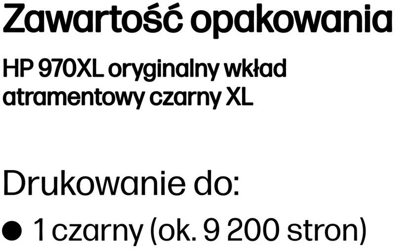Hewlett Packard (HP) HP no.970XL Juodas Ink Cart. skirta Officejet Pro X serijai (9 200 puslapių)