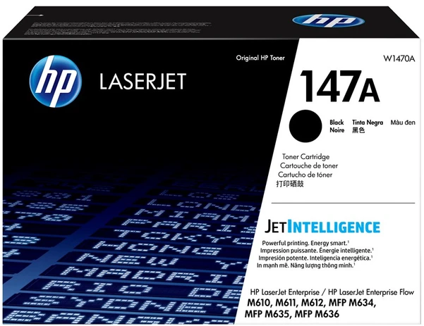 Hewlett Packard (HP) HP 147A (W1470A) Lazerinė kasetė, Juoda